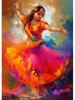 Ретро традиционные индийские женщины народный танец красивые индийские женщины 5D Diy алмазная живопись настенная картина комната украшение дома