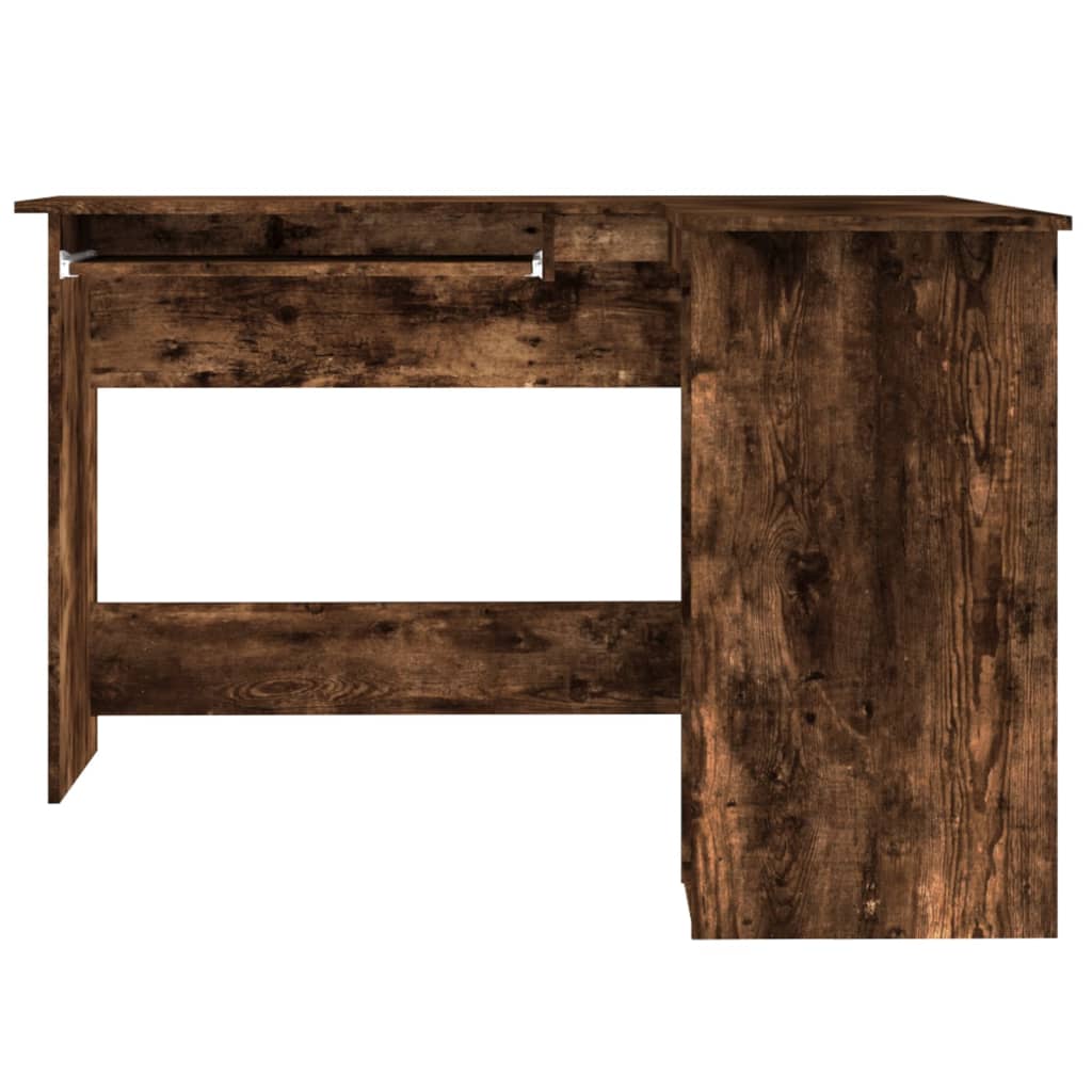 Vidaxl Угловой стол, Дымчатый дуб, 120x140x75 см