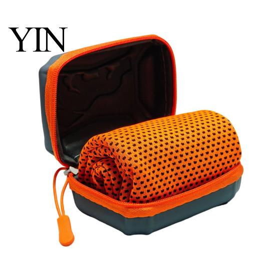 Moisture-wicking Sports Towel 1/5Pcs Cooling with Carrying Case, Quick Dry Absorbent Ice for Neck & Face, Breathable Chilly Sports, Gym, Yoga, Running