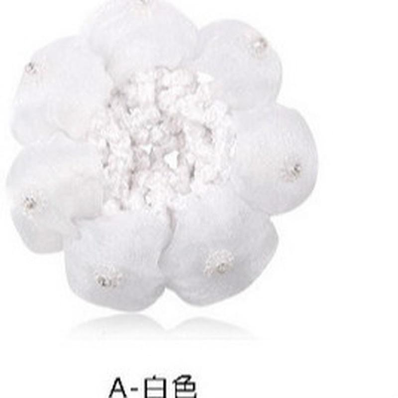 Мода Эластичный Красочный Атласный Зажим для Волос Набор для Косы Вязаный Крючком Шпилька для Волос Танцевальная Сетка Цветочные Аксессуары для Волос