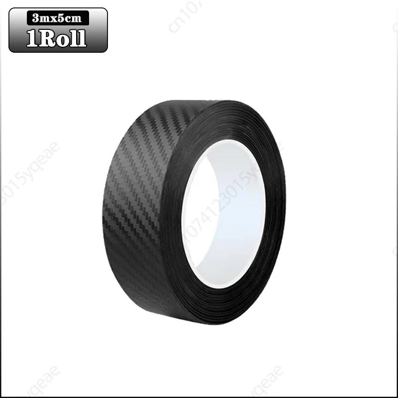 3м автомобильные 3D наклейки из углеродного волокна, защита порога от ступенек, багажника, бампера, бокового зеркала, антицарапающая лента, автомобильные наклейки