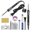 80 Вт паяльник с ЖК-цифровым дисплеем, регулируемой температурой, 220 В, ЕС, набор электрических паяльников, сварочная паяльная станция, ремонтный комплект