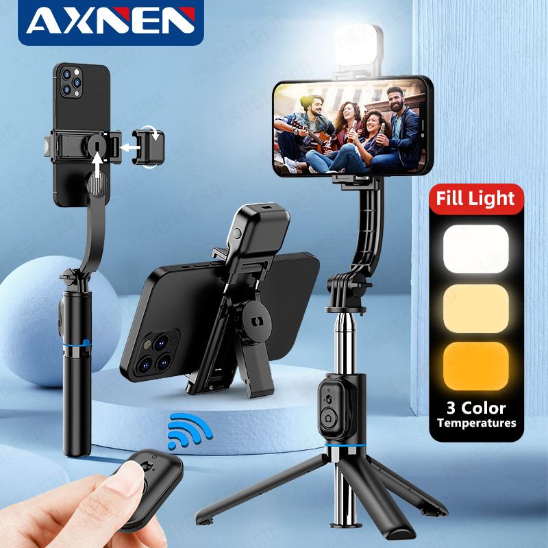 Штатив для селфи со светодиодной подсветкой, съемный кронштейн для телефона, монопод с беспроводным пультом дистанционного управления для Huawei iPhone Android Xiaomi