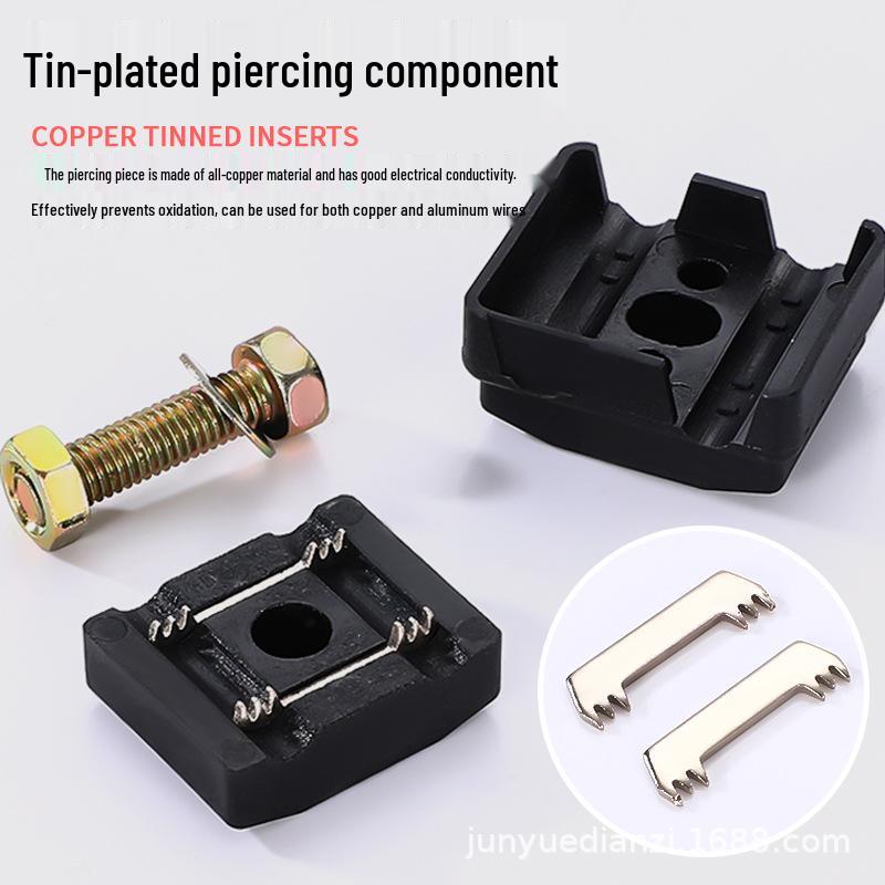 ZK-CC06 High Power 6 sq mm No-Stripping T-Type Piercing Wire Connector for Main/Branch Wiring