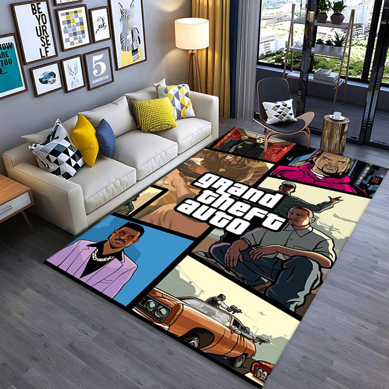 Urban Chaos Crime carpet printing Doormat Christmas gifts Bathroom mat Fashion