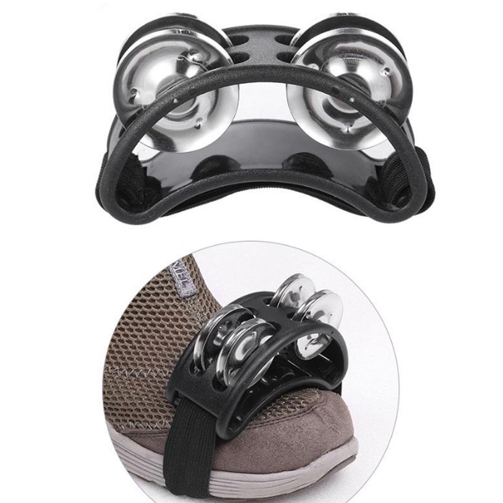 1 шт. Рождественский подарок ножной бубен ударный музыкальный инструмент Джингл колокольчик рукопожатие барабан