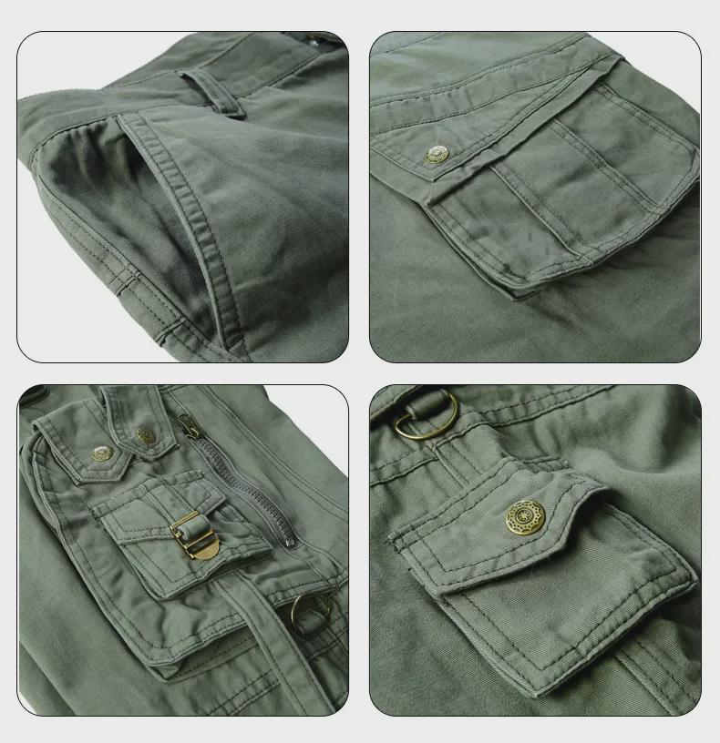 Мужские комбинезоны свободного покроя: Ветрозащитные, износостойкие, повседневные брюки с множеством карманов