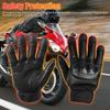 Мотоциклетные перчатки с полным пальцем, сенсорный экран, противоскользящие дышащие, быстросохнущие спортивные перчатки для тренировок на открытом воздухе