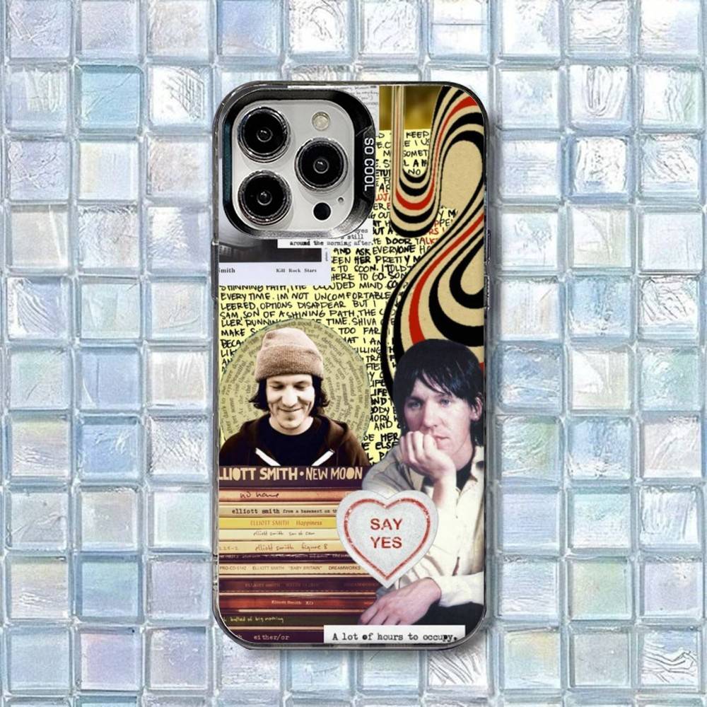 Чехол для телефона Elliott Smith Figure 8 для iPhone 16,15,14,13,12,11,8,7,Pro,Max,Plus,Mini,XS,SE Ударопрочный матовый чехол