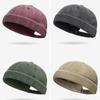 Brimless Beanies Hats Cotton Landlord Hat New Hip Hop Hats  Women