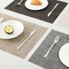 Household Pvc Woven Coasters Professional Antibacterial and Anti-mildew Placemats Non-slip Food Mats Insulated Table Mats