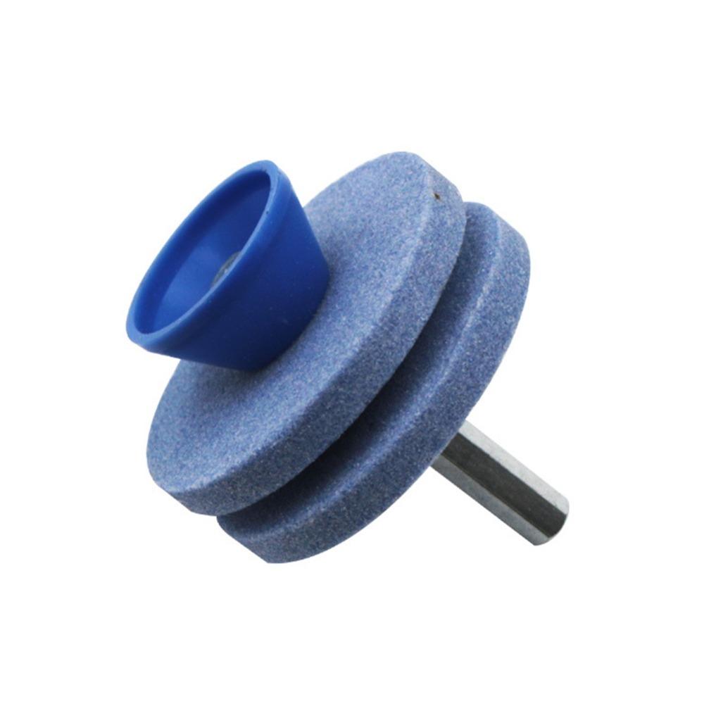 Дрель с двойной заточкой 7 мм, быстрая дрель для ножей, точилка для газонокосилки, точилка для лезвий газонокосилки