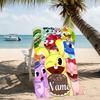 Customizable personalized beach towels Happy Tree Friends themed designs.Suitable for the beach, yoga, sports;ideal as beach accessories
