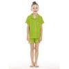 2026 Girls Short Sleeve Shorts Pajama Set Modal Comfort V Neck Kids Homewear