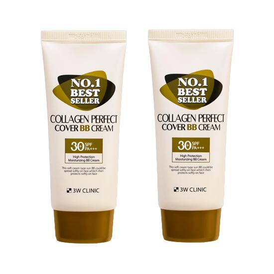3w Clinic Коллагеновый BB-крем Perfect Cover SPF30 PA+++ 50 мл (3 варианта)