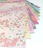 Kawasumi Washi Special Cherry Blossom Chiyogami Yuzen Washi 10 Patterns Hand-Dyed Paper, 15cm,