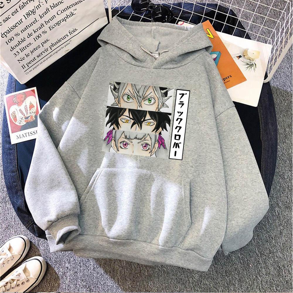 Anime Black Clover Asta Yuno And Noell Silva Graphic Print Hooded Men Women Comfortable Hoodie Male Sweatshirt Harajuku Pullover