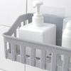 Organizzatore Per Bagno In Plastica Portaoggetti Foro Per Wc Gratuito Shampoo Sapone Supporto Cosmetico Mensole Doccia A Parete