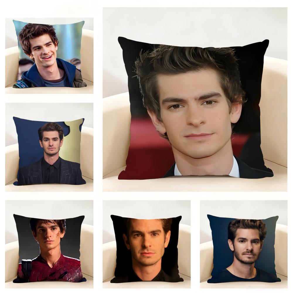 Fit for American Casual Minimal AAndrew Garfield Cushion Cover Linen Pillowcase Soft for Sofa Bed Home Room Decor