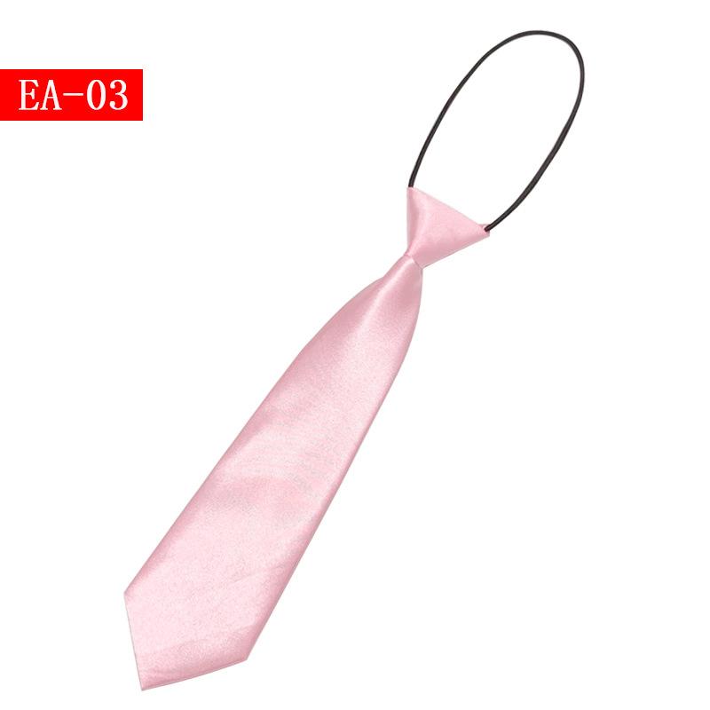 Детский однотонный маленький галстук для мальчиков и девочек, простой, короткий, эластичный, для малышей, детей, учеников начальной школы