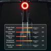 Велосипедный предупреждающий стоп-сигнал, светодиодный стоп-сигнал с датчиком торможения, велосипедный задний фонарь, указатель поворота, водонепроницаемый задний фонарь