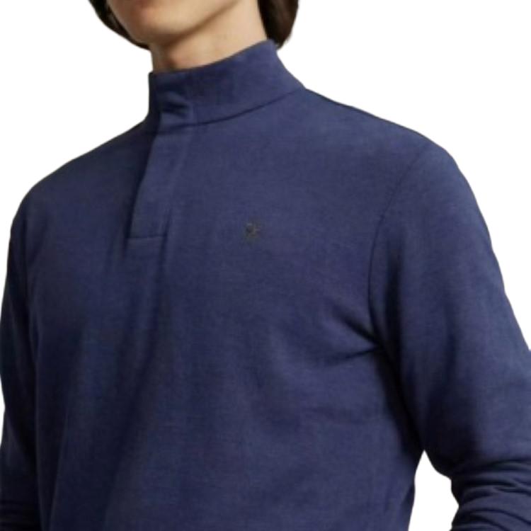 Polo Ralph Lauren Логотип Вышивка Стойка Воротник Пуловер Длинный Рукав Толстовка Мужская толстовка 710916623-001