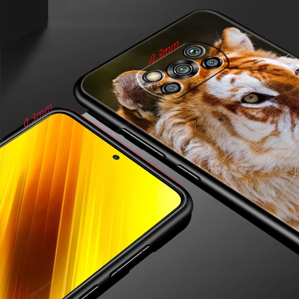 Чехол для телефона Тигр Лев Леопард для Xiaomi Mi Poco X3 NFC M3 F4 F3 M4 X4 Pro 5G Note 10 12 Lite 11 11T 10T 11X 13 12T Pro 9T