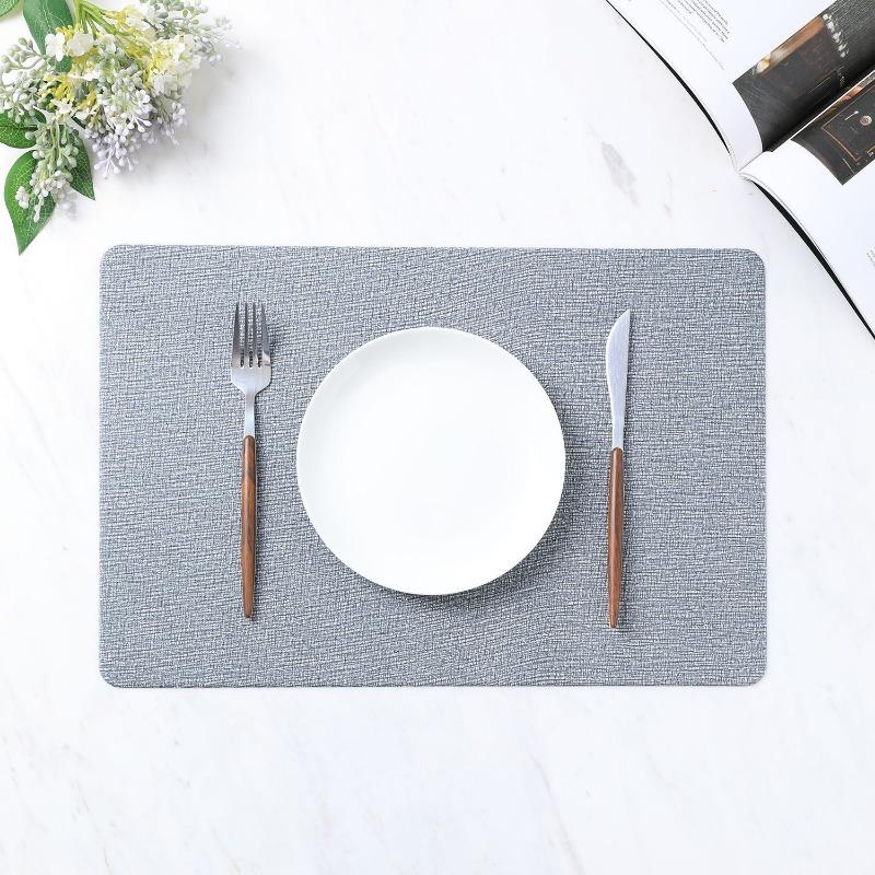 6 шт. Моющиеся коврики для стола Нескользящие теплоизоляционные коврики из ПВХ для обеденного стола кухонные аксессуары