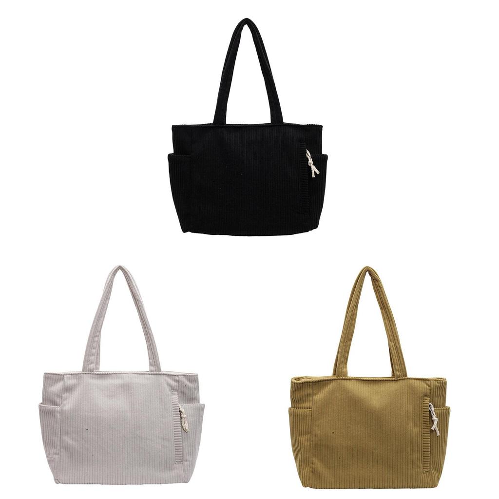 Minimalist Student Tote Bag With Zipper Closure And Phone Pocket For School And Work