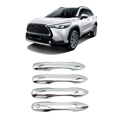 MEKOMEKO Накладки на дверные ручки для новой Corolla Cross, Декоративные накладки на ручки дверей и панель двери, Комплект из ABS для защиты от царапин, Совместимо с новой Corolla Cross, Май 2021