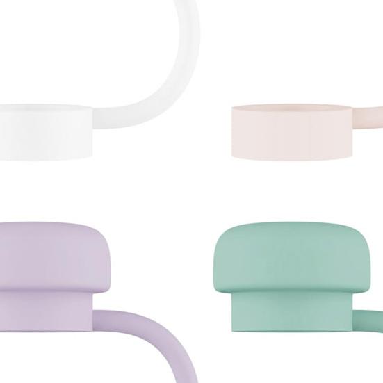 4 шт. Силиконовые колпачки для соломинок 10 мм Пылезащитные крышки для соломинок для спортивной бутылки Однотонные насадки для соломинок для тамблеров