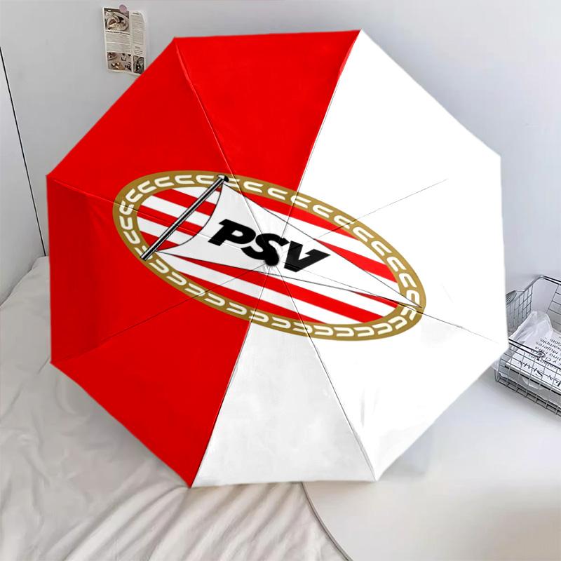 1 PC Automatic Folding Umbrella - Philips Sport Pattern Portable Foldable Design With 8 Ribs Christmas Birthday Gifts