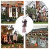 Halloween swing hanging ghost decoration Grim Scary Accessories with Light Sound Effects for Indoor Outdoor House Garden Porch