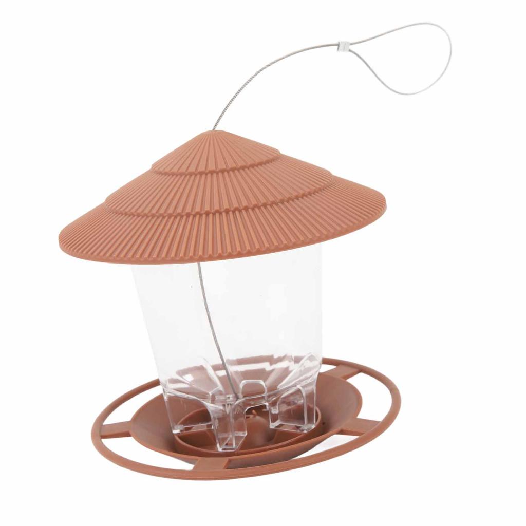 Кормушка для птиц Инновационная защелкивающаяся крышка большого размера Автоматическая подвесная наружная кормушка для птиц