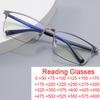Half Frame Titanium Fashion Reading Glasses For Men High Quality Blue Light Blocking Prescription Eyeglasses Business Presbyopia