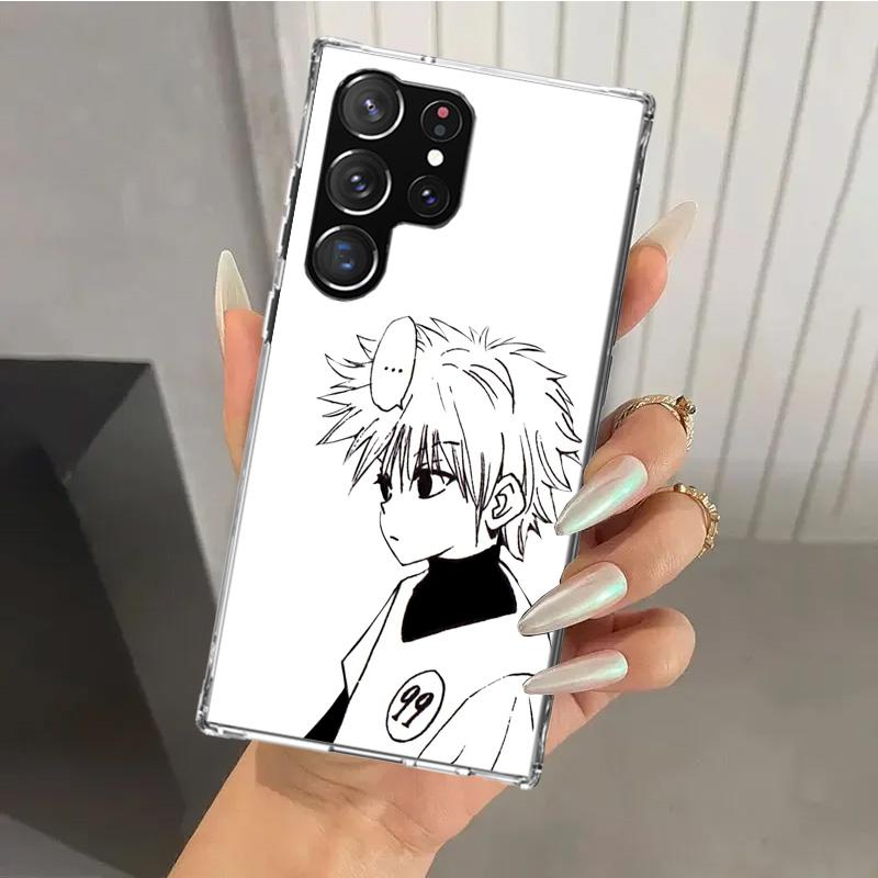 Черно-белый чехол для телефона Hunter HXH для Samsung Galaxy S26 S24 S23 Ultra S25 Edge S22 S21 Plus S20 FE + Мягкая печатная накладка Funda Gal