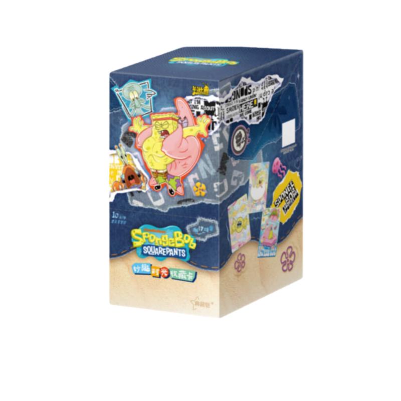 Nejnovější sběratelské karty KAYOU SpongeBob SquarePants Série Classic Animation Enjoyable Time Vol.2 Tématické karty postav BP NEBO UR Dárek