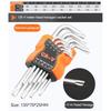 9PCS Double-End L Type Screwdriver Hex Allen Key Torx Wrench Set Screwdriver Bits Star Spanner Key Hand  Repair Tools