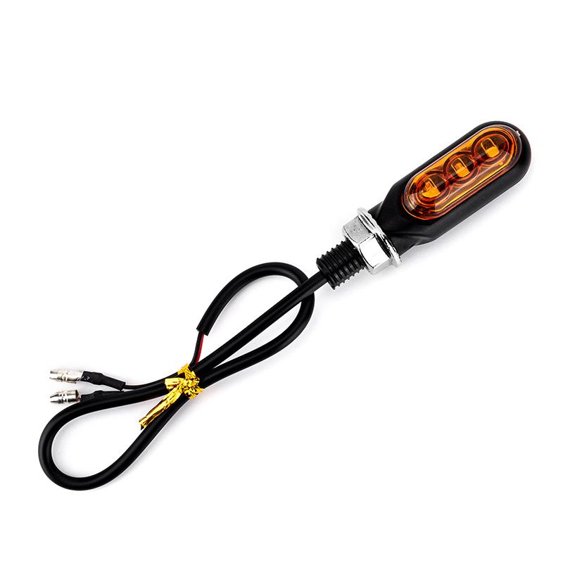 Motorcycle Mini Led Turn Signal Lights Amber Flowing Lamp For Led Motorcycle Flashing Farol Xvs 1100 Xj6 Yamaha