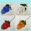 Lifelike Hydrangea Artificial Plant Soft Touch Silicone For Wedding Photography Staging