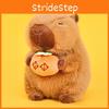 Plush Capybara Toy Cute Cartoon Hugging Persimmon Girl Kid Birthday Holiday Gift