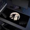 Moonlit Silhouette Xl Gaming Mouse Pad Nonslip Rubber Base Stitched Edge Waterproof Desk Mat For Pc Laptop Gamer Office Computer Accessories C927463