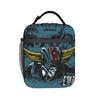 Custom Robo Grendizers Resuable Lunch Box Women Men Leakproof Anime Cooler Thermal Food Insulated Lunch Bag School Student