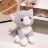 Sitting Cat Cat Plush Keychain Realistic Kitten Shape Cat Bag Charm  Backpack Accessories