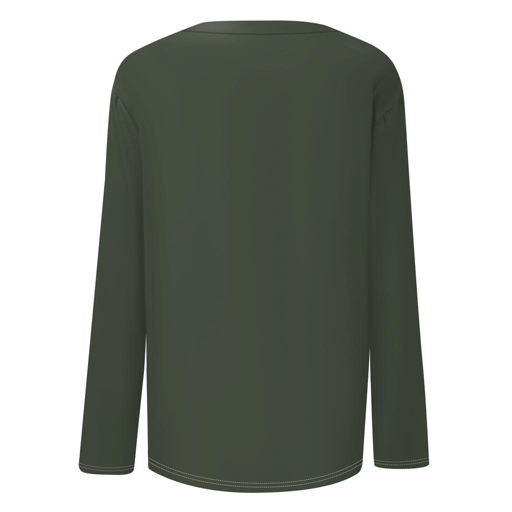 Womens Long Sleeve Round Neck Shirts Basic Tee Casual Top Fall Trendy Tunic Outfits Fitted T Shirts