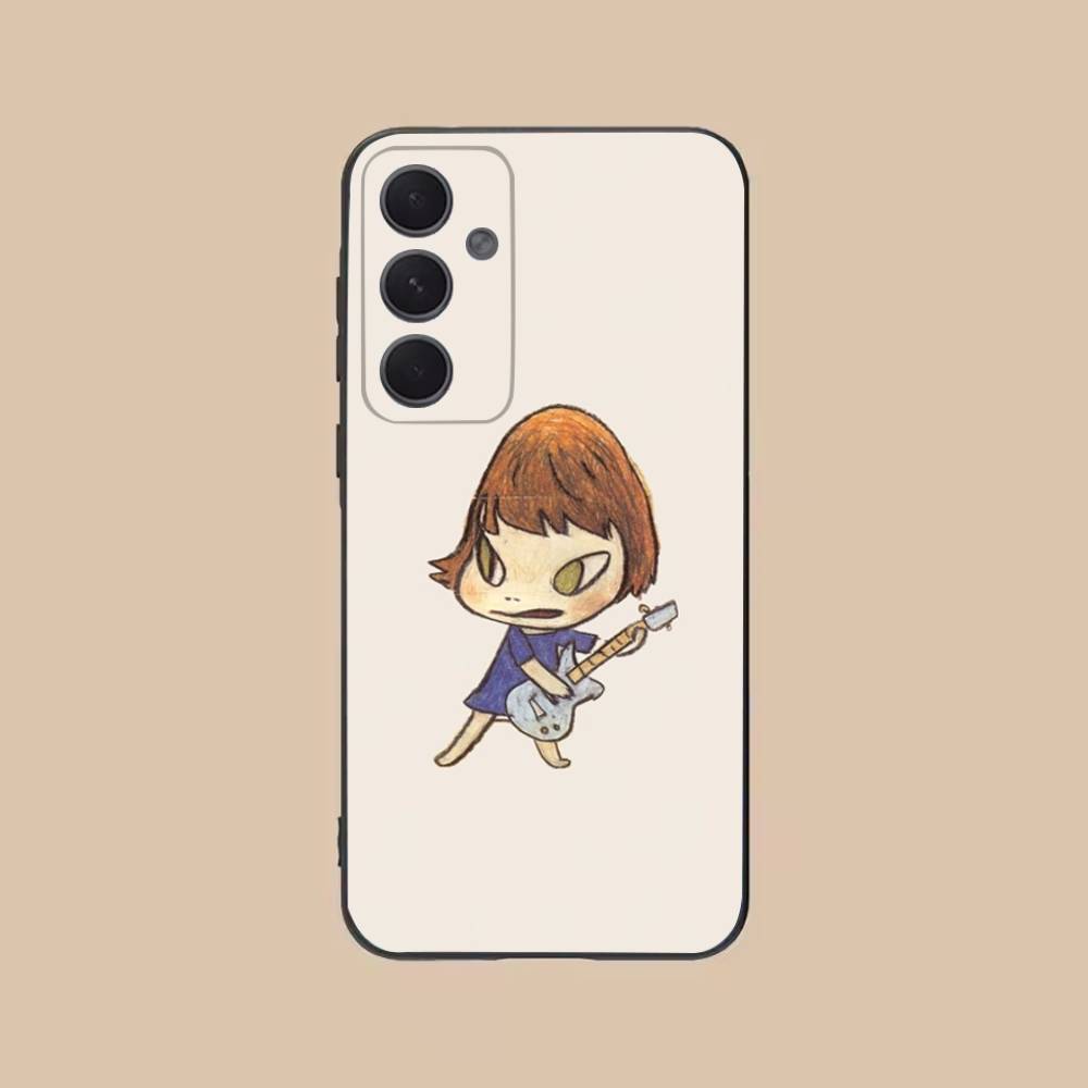 Y-Yoshitomo N-Nara Чехол для телефона для Samsung S25,24,21,22,23,20,S30,Ultra,Plus,Fe,Lite,Note,5G Черный Чехол