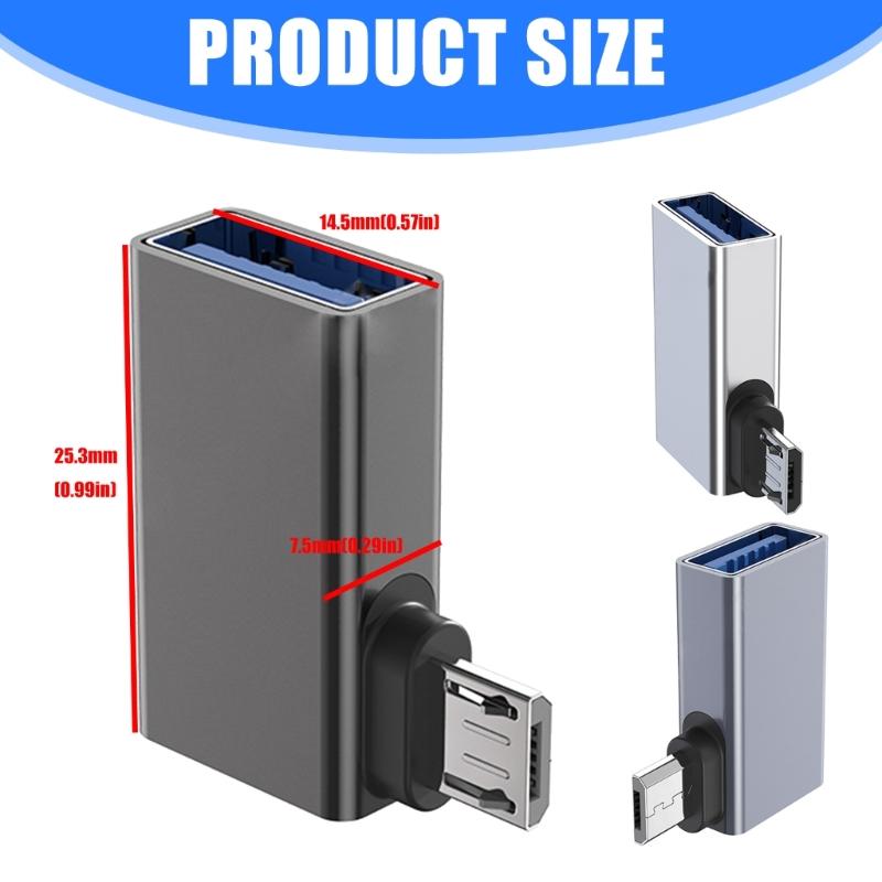 Портативные USB A на MicroUSB OTG Адаптеры Алюминиевый Корпус Для Подключения Между USB Устройствами И Мобильными Телефонами