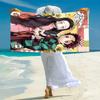 Japanese artist Koyoharu Gotouge's Demon Slayer beach towel, outdoor camping vacation swimming beach towel, outdoor absorbent bath towel blanket K36