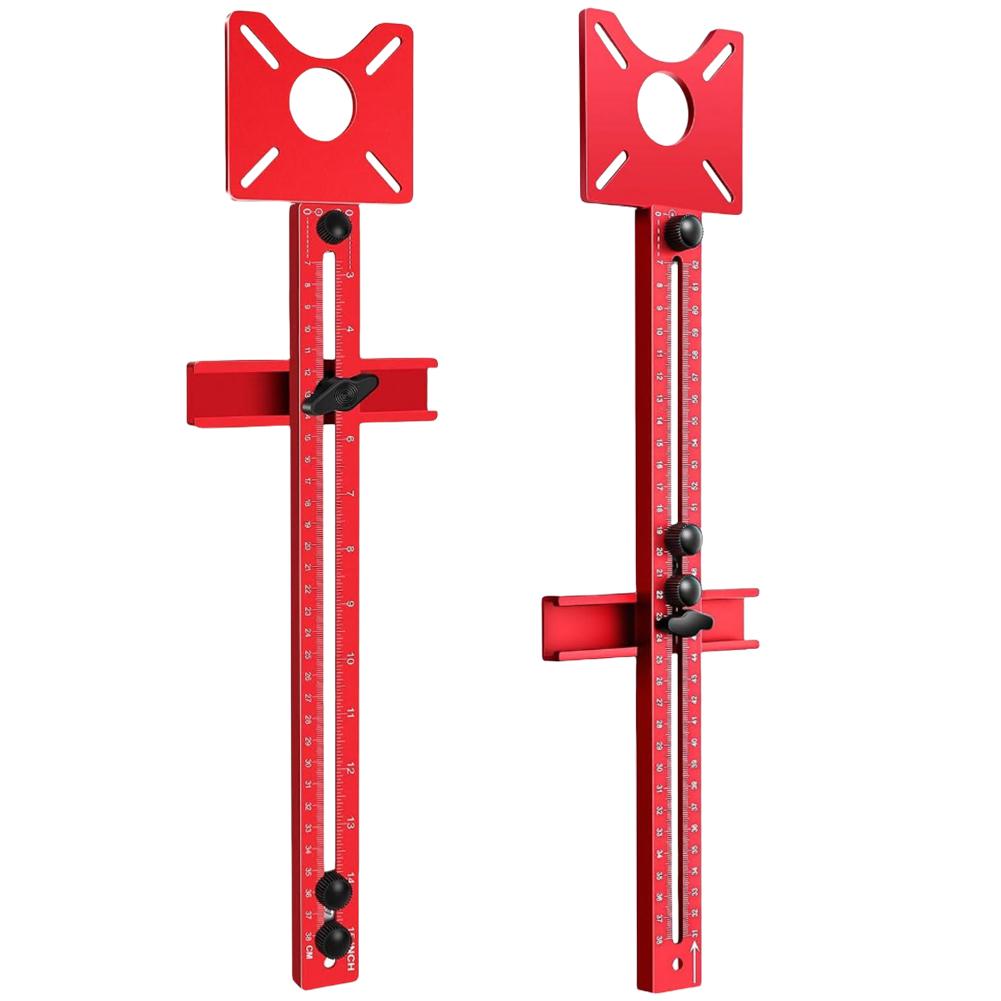 4 in 1 Router Milling Groove Bracket Adjustable Router Circle Cutting Jig Multifunctional Cabinet Hardware Jig for Woodworking