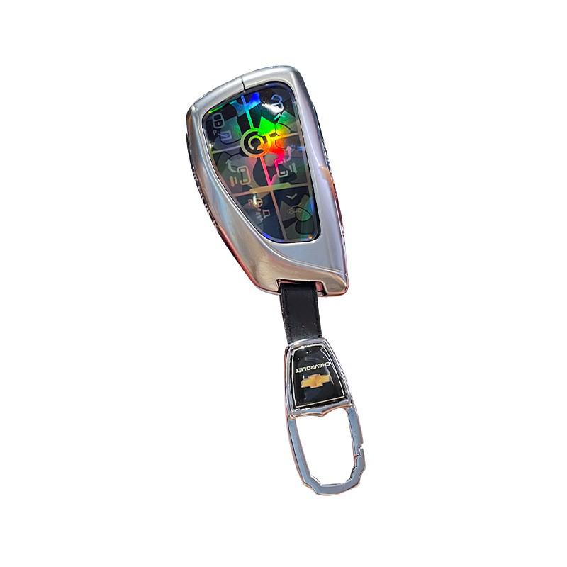 Премиальный чехол для ключа Chevrolet Equinox 2025 с металлической пряжкой - Аксессуары с полным покрытием
